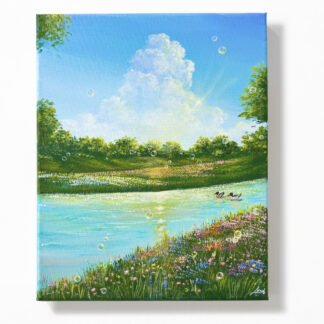 "Drifting in the Reverie" on 24x30cm canvas