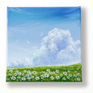 "Wonderment" on 20x20cm canvas  / FREE SHIPPING FOR SELECTED DESTINATION