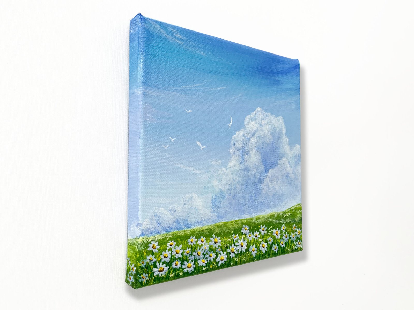 "Wonderment" on 20x20cm canvas / FREE SHIPPING FOR SELECTED DESTINATION - Image 2