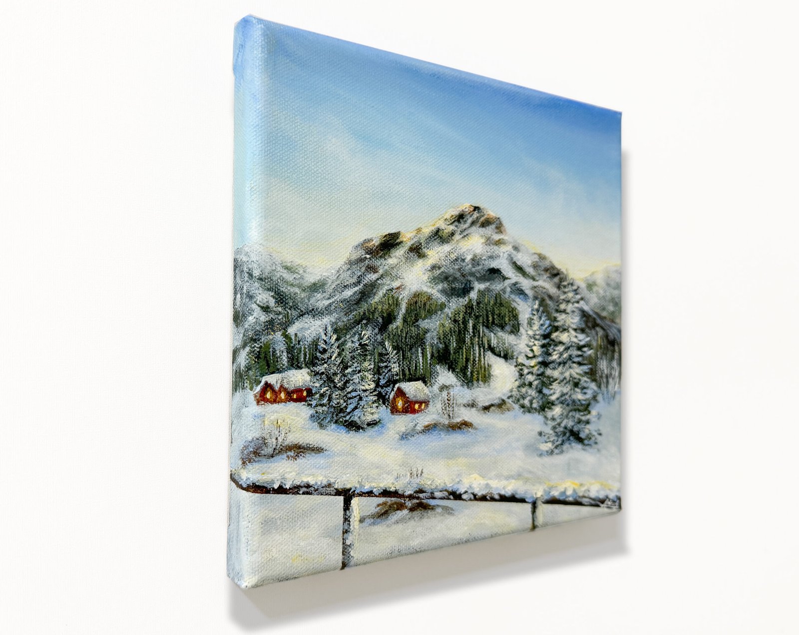 "Winter Memory" on 20x20cm canvas / FREE SHIPPING FOR SELECTED DESTINATION - Image 2