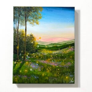 "Dusklight Reverie" on 24x30cm canvas  / FREE SHIPPING FOR SELECTED DESTINATION