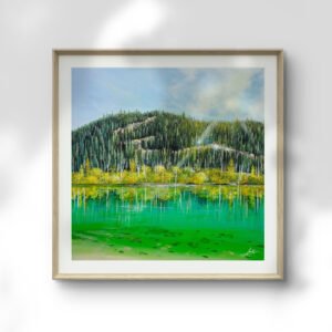 "Memories by the Still Lake" Art Print