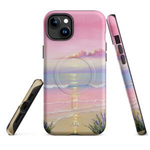 MagSafe tough case for iPhone® "Blush of Stillness" -MADE TO ORDER