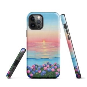 Tough Case for iPhone® "Quiet Happiness"- MADE TO ORDER