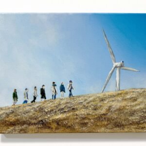 "WINTER PACKAGE" on 9x12inch canvas  / FREE SHIPPING FOR SELECTED DESTINATION