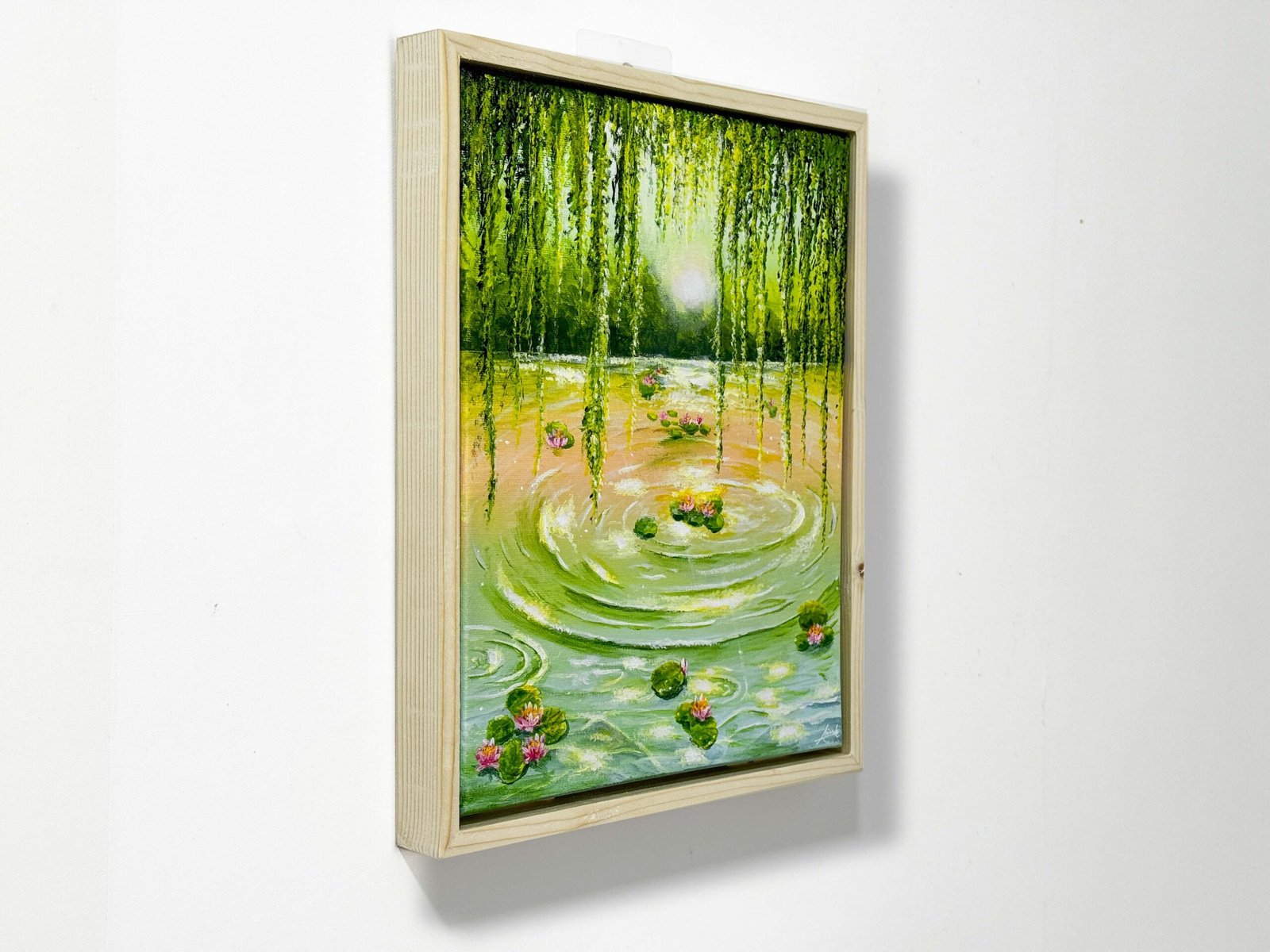 "Enchanted Whisper" on 24x30cm canvas with floating frame - Image 6
