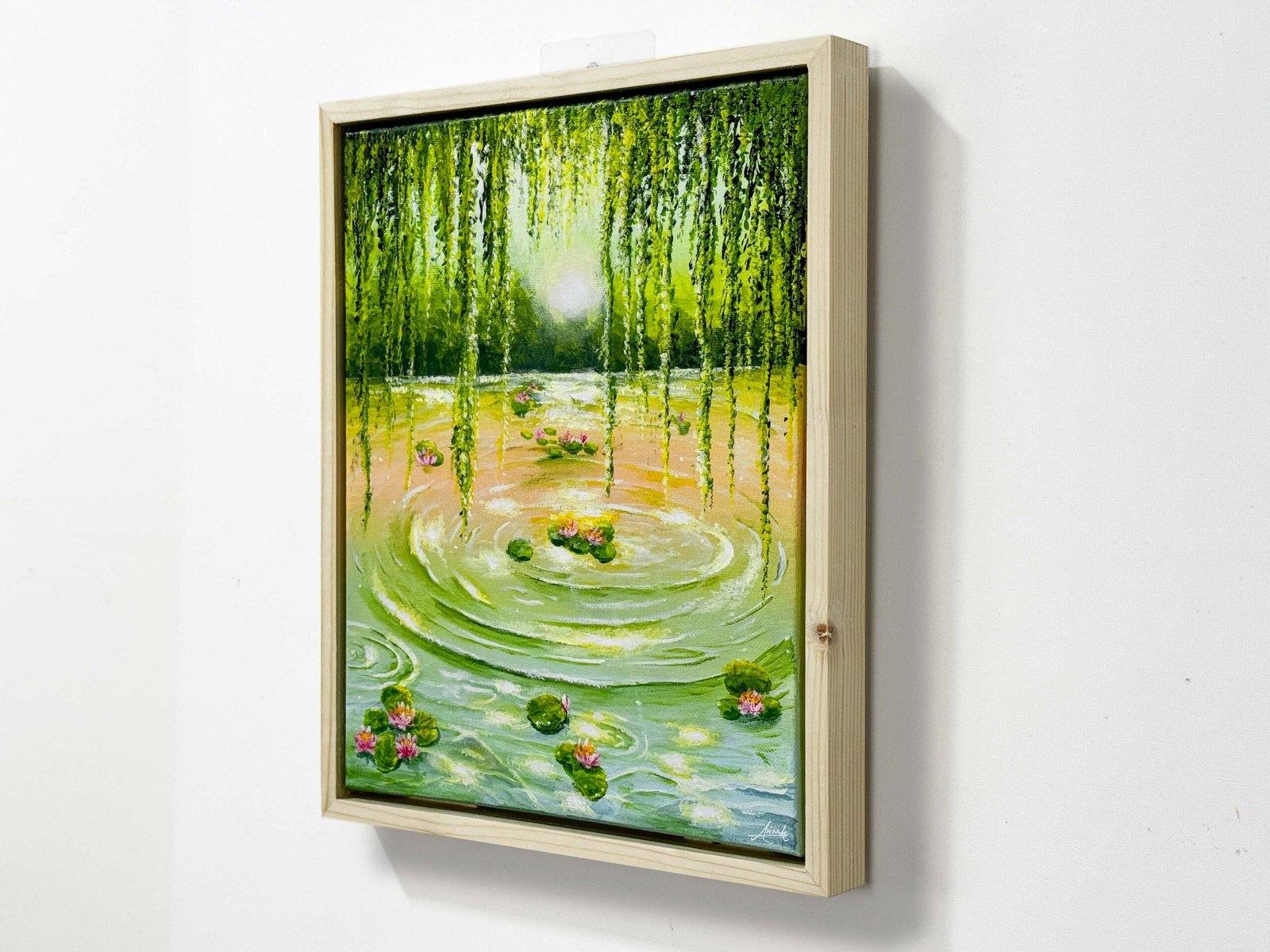 "Enchanted Whisper" on 24x30cm canvas with floating frame - Image 2